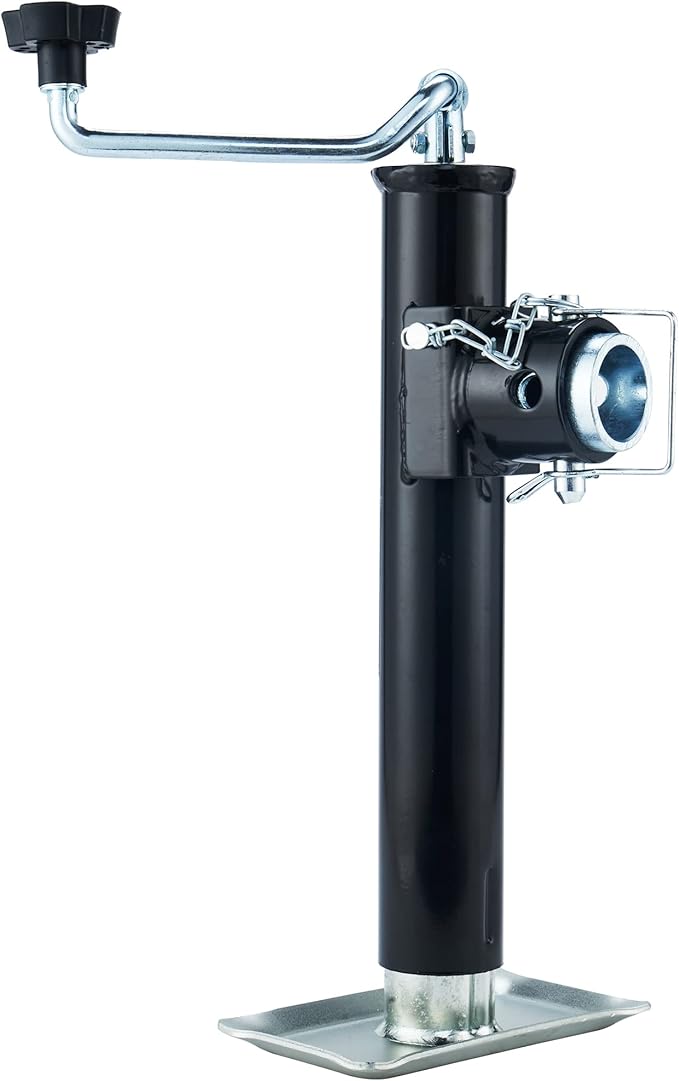 ACDK Top Wind Weld On Trailer Jack 2000 lb Pound Pipe Jack