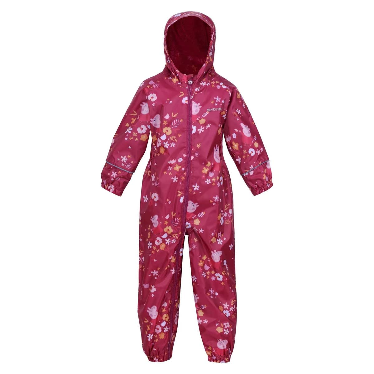 Regatta Pink Kids' Peppa Pig Pobble Waterproof Puddle Suit