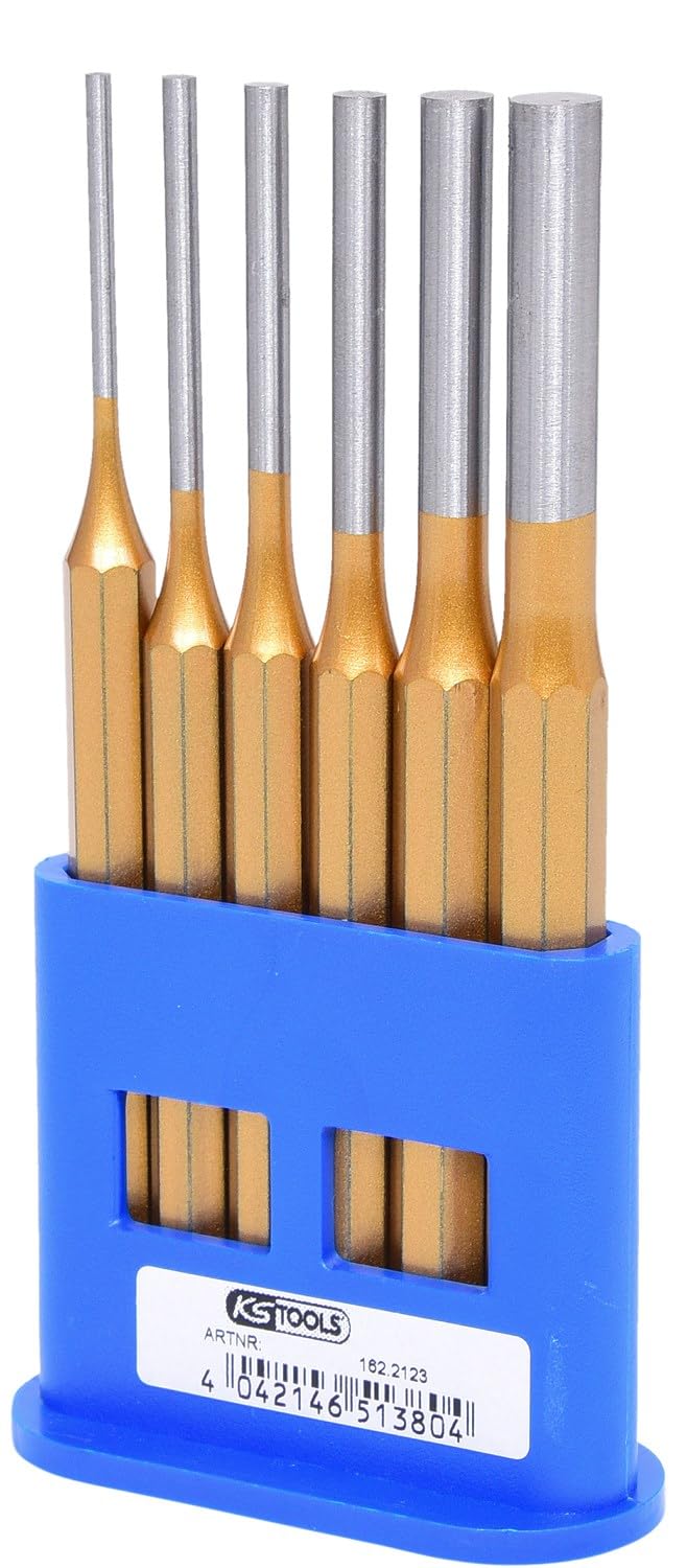 KS TOOLS Jeu de chasse-goupilles, 6 pièces Ø3-4-5-6-8-10mm 162.2123