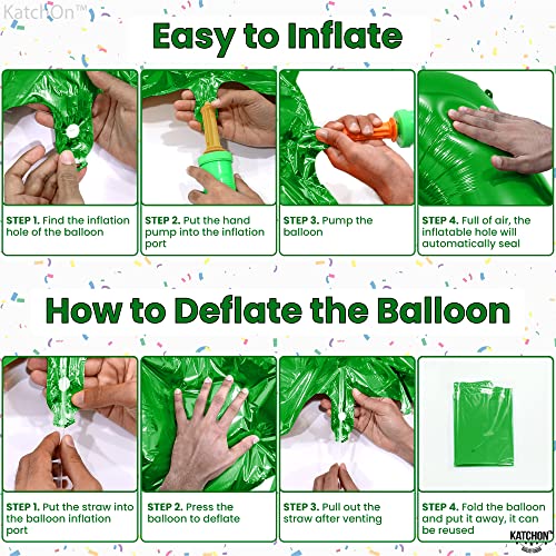 Image of KatchOn Green 8 Balloon Number - 40 Inch, Green 8 Balloon, Birthday Decor | Foil Green Number 8 Balloons, Green 8 Balloon, Green 8 Balloon for Green Birthday Decorations, 8th Anniversary Decorations