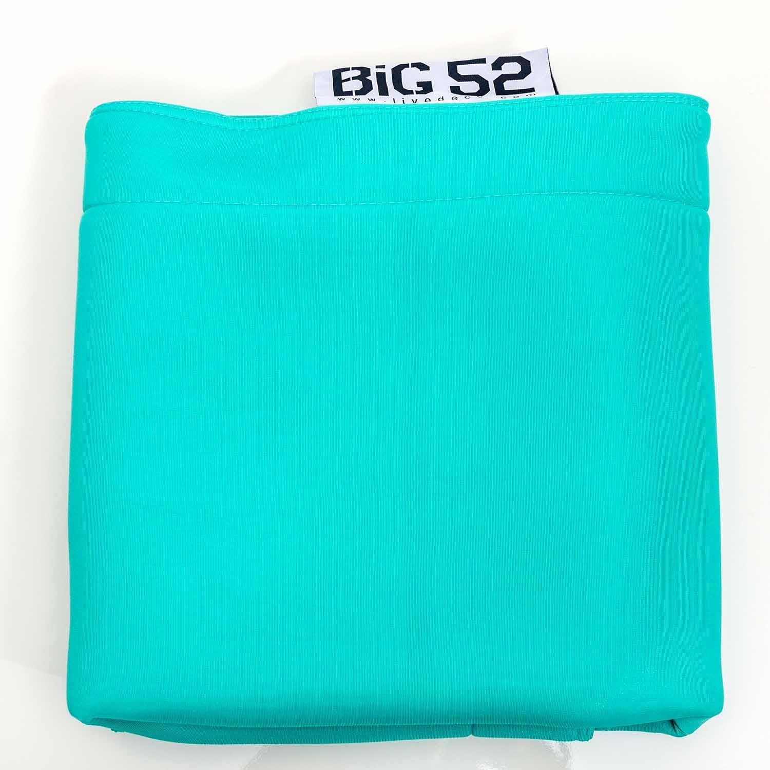 LIVEDECO - Housse Vide Pouf Géant XXL, Flottant pour Piscine, Turquoise Pool BiG52