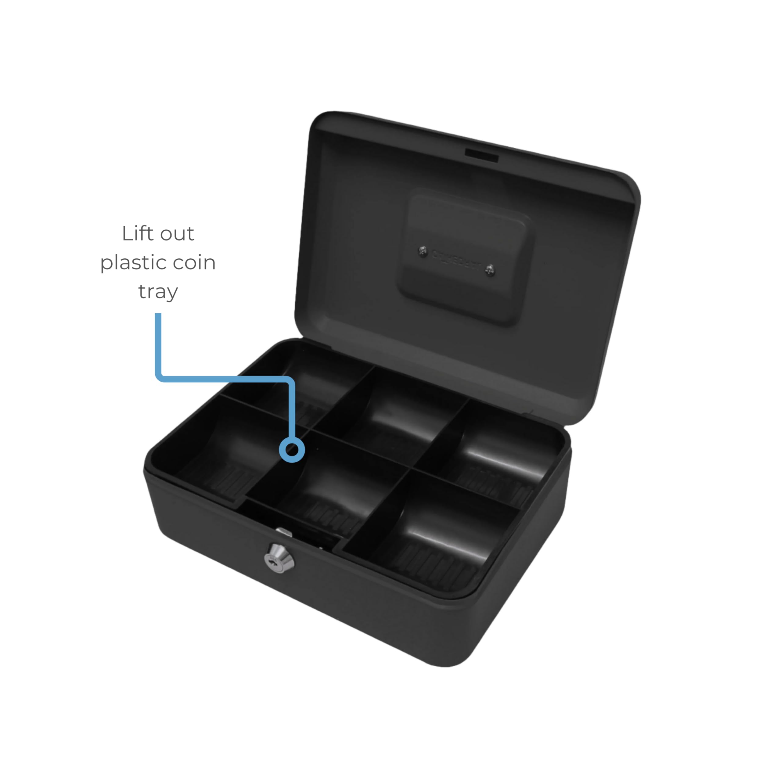 Cathedral - Caja de caudales (25,4 cm), color negro