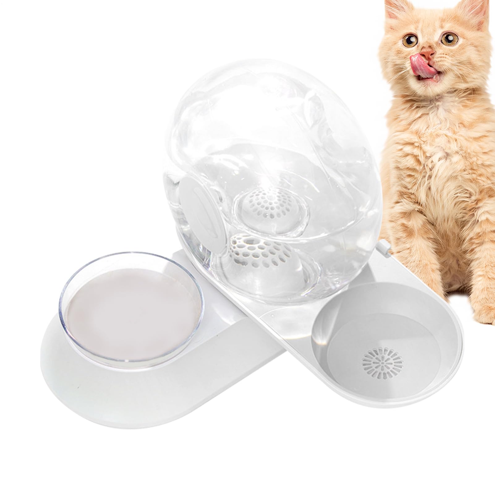 Bebedero para Perros Bebedero de Sifón a Prueba de Derrames con para | Dispensador Automático de Agua para Perros Para Gatitos, Conejos y Todo Tipo de Animales de Todas las Razas