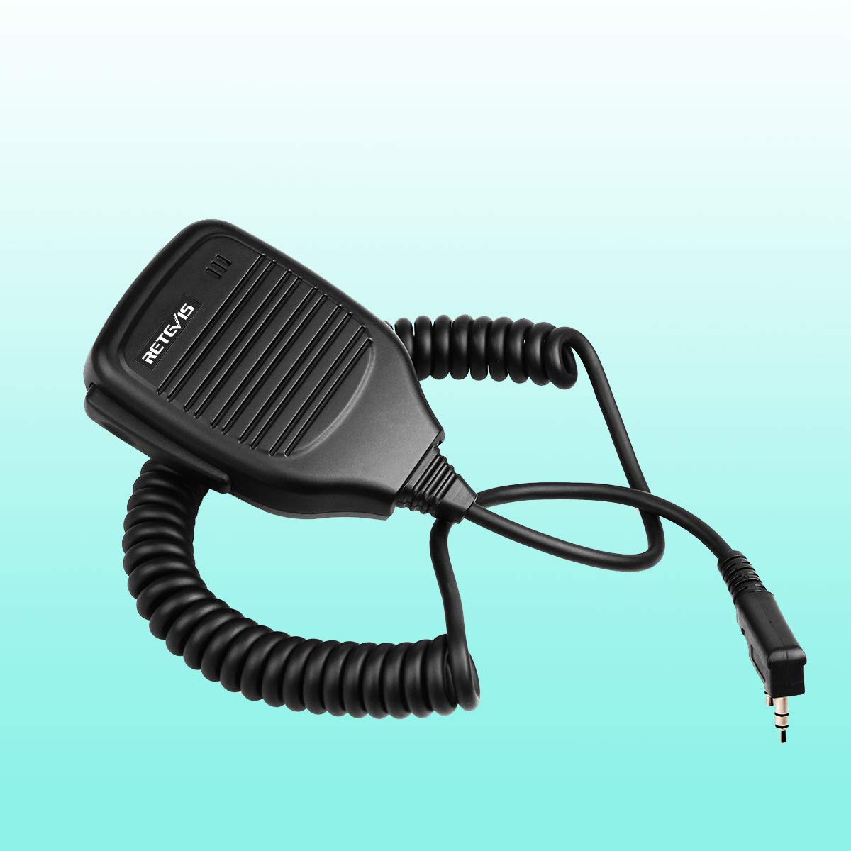 Retevis Walkie Talkie Microfono a Distanza Altoparlante 2 Pin Compatibile con Baofeng UV-5R BF-88E BF-888S