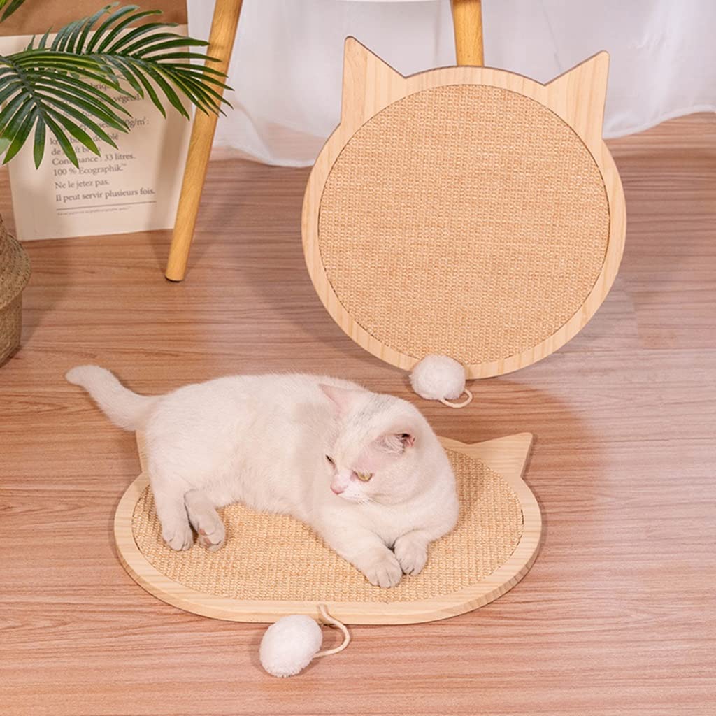 Tiragraffi Cartone Per Gatti Tiragraffi Per Gatti Tiragraffi A Parete Tiragraffi Per Gatti In Legno Tiragraffi Per Gatti A Forma Di Gatto Con Pad In Sisal E Ventosa Tiragraffi Per Gatti(29*32cm)