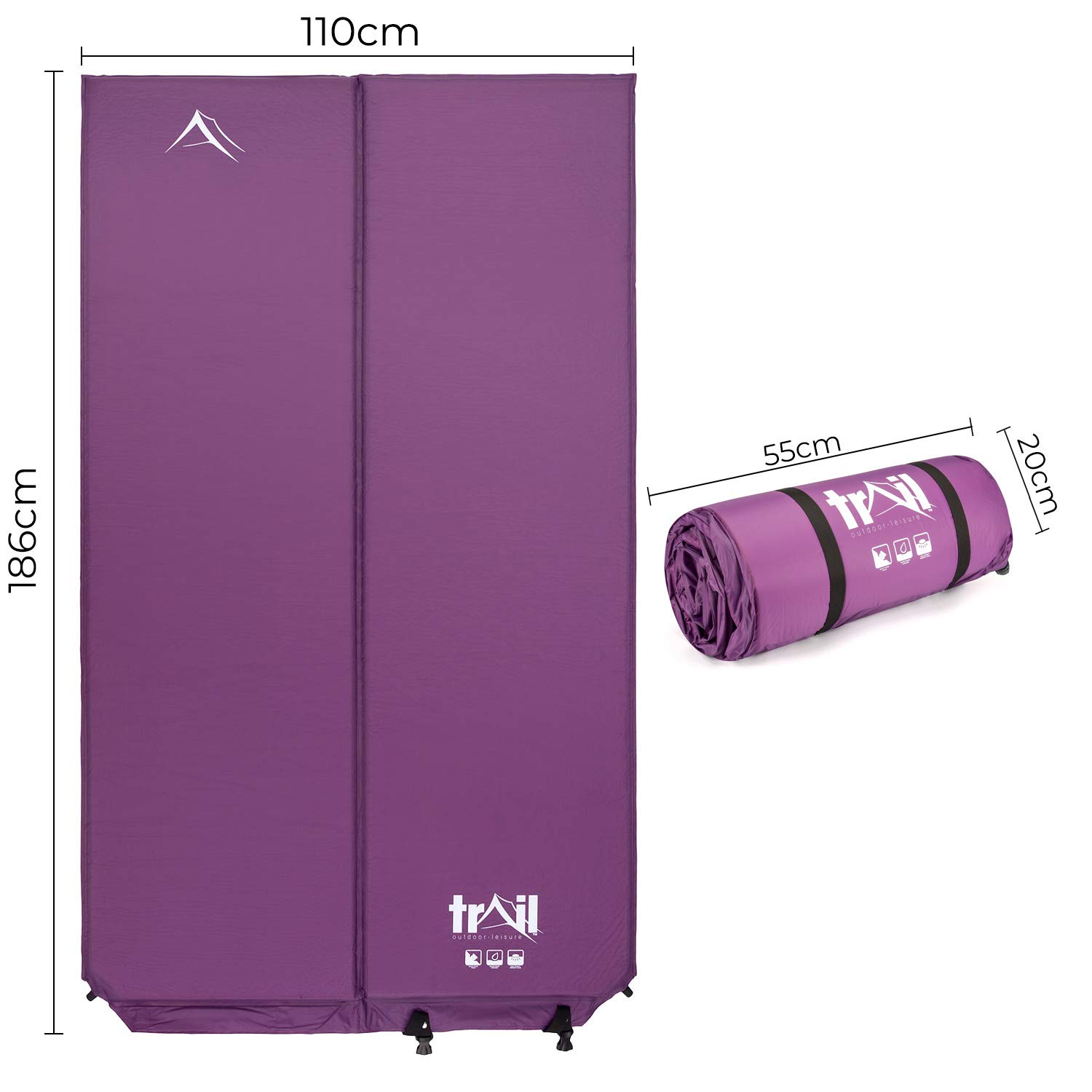 trail 5cm self inflating mat