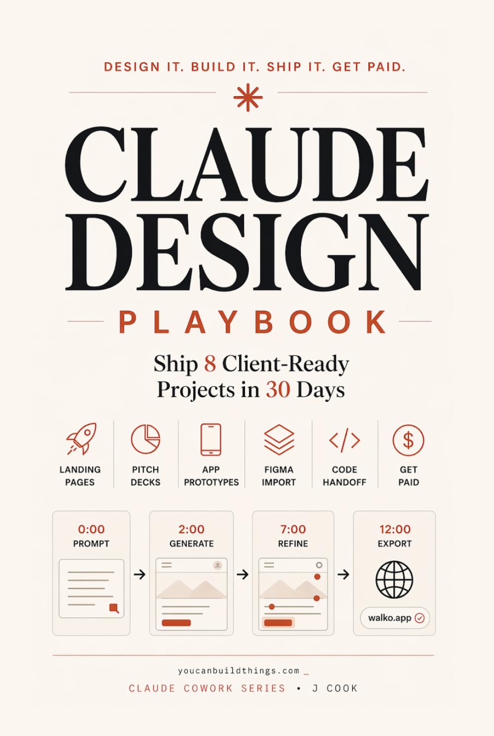 The Claude Design Playbook: Ship 8 Client-Ready Projects in 30 Days (Claude Beyond Code Series)