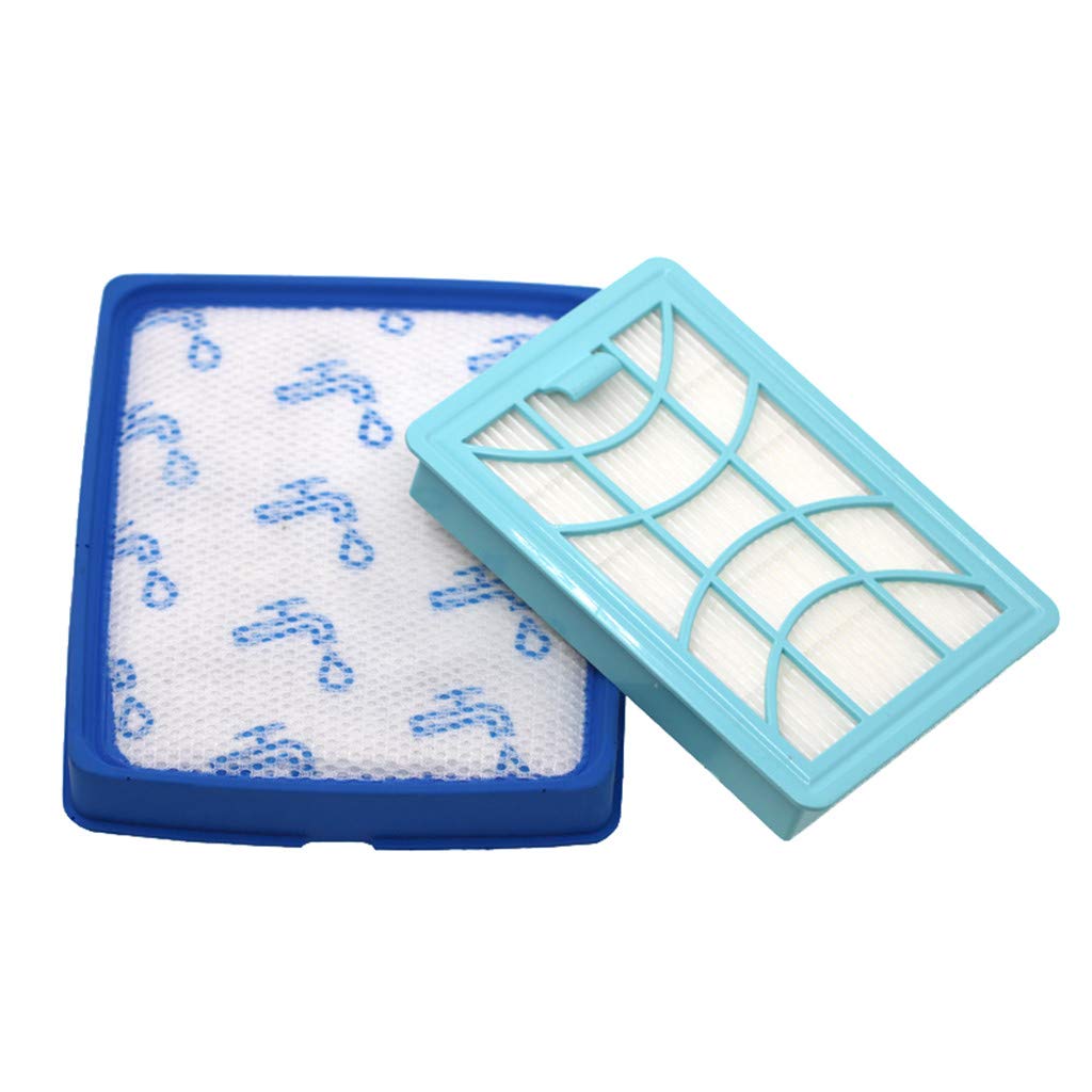 Vacuum Cleaner Accessori Replacement Filter Washable compatible with Philip FC9732 FC9728 1X filter, 1X filter cotton