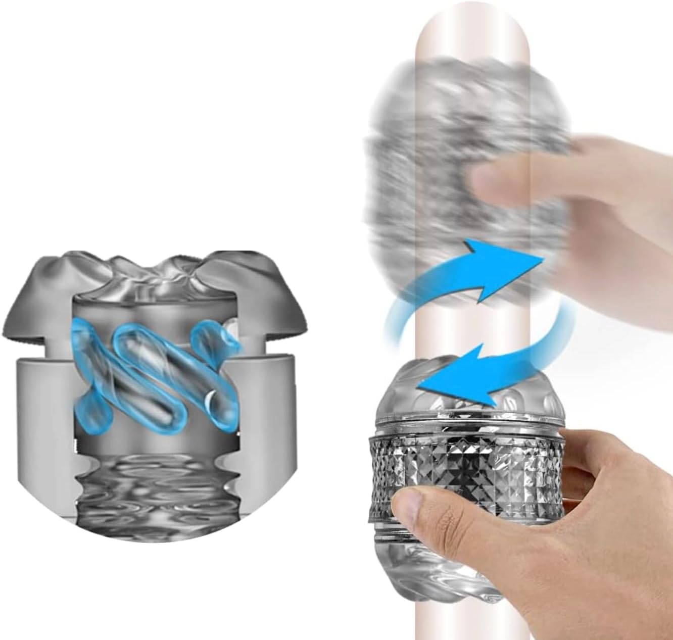 Male Stroker - Open-Ended Masturbation Sleeve for Men DS07985