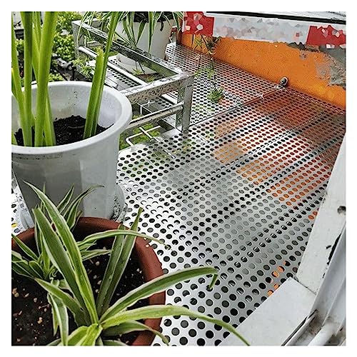 Sécurité du balcon sans travaux : tôle métallique perforée facile à poser