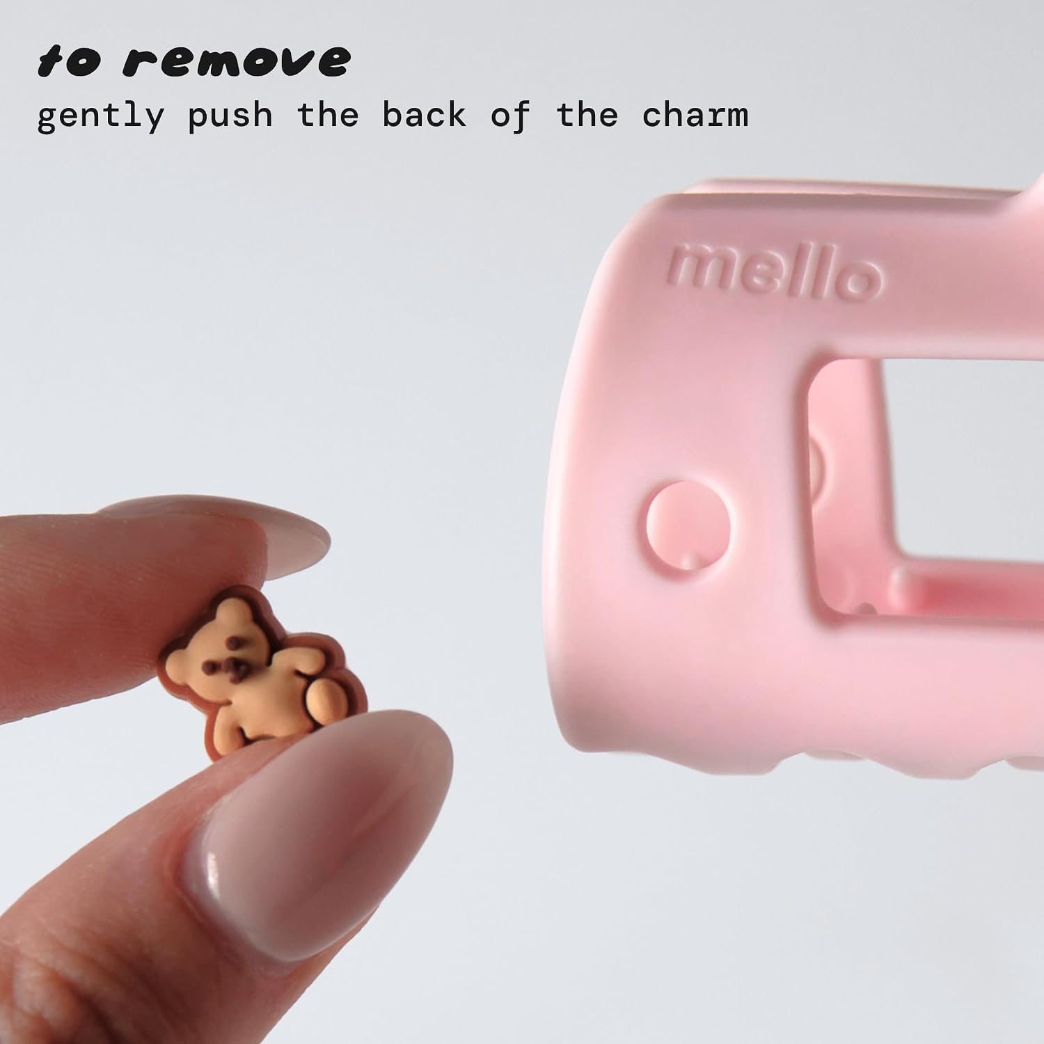 The Mello Charm Cloud Clip Hair Claw Clip Squishy Claw Clip Made in Korea Patent Pending 30021976 (3 Medium Clips & Pack of 12-Charms)