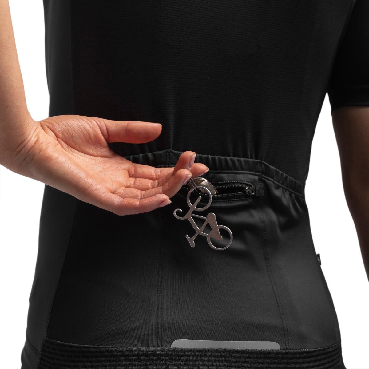 SIROKO - Maillot de Ciclismo para Mujer M2 New Moon - M - Negro