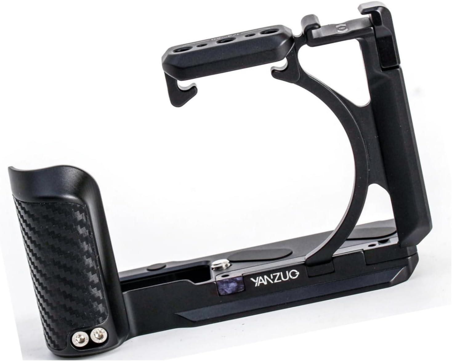 Aluminum Camera Cage for Canon V1 Camera, Video Blogging Accessories (Black)