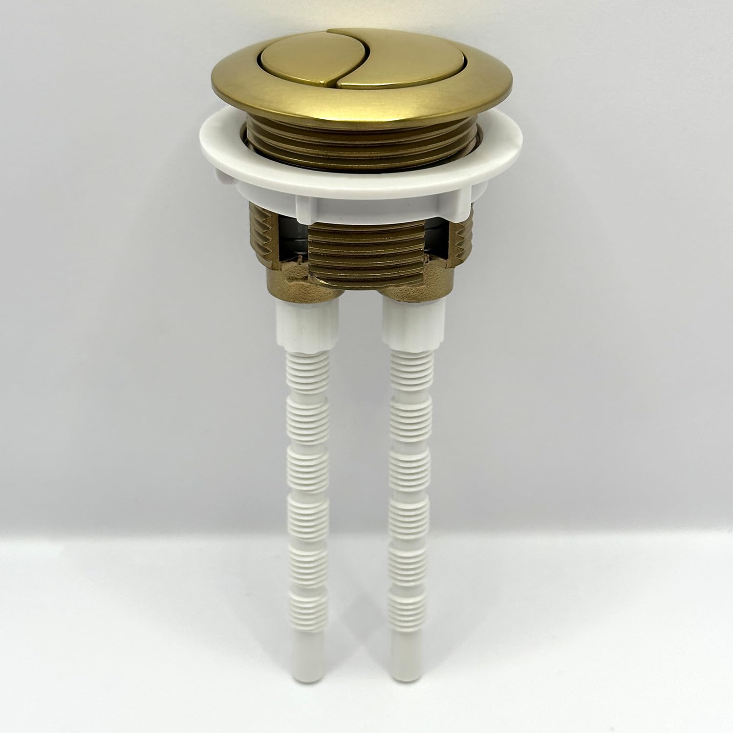 Universal Toilet Dual Flush Button Fit 38mm Cistern Hole (Brushed Gold ...