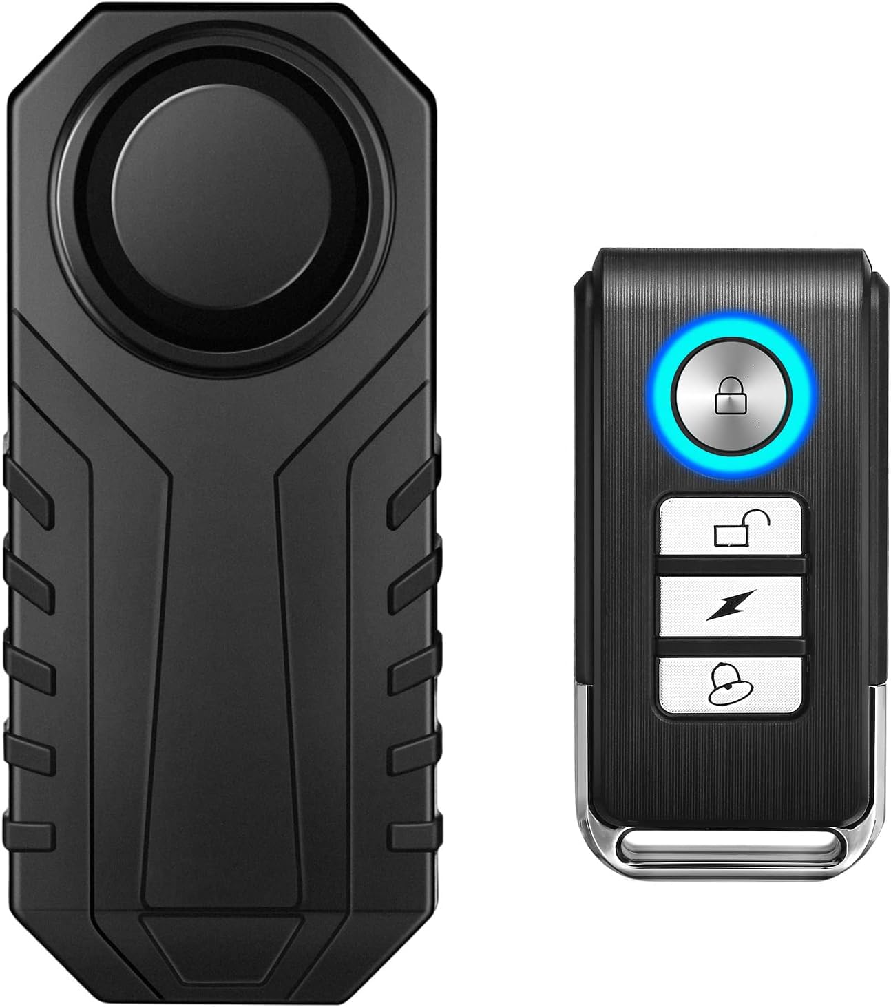 Alarm rowerowy, zabezpieczenie przed kradzieżą 113 dB, z pilotem zdalnego sterowania, czujnik wibracji, wodoszczelny, do motocykli, skuterów, rowerów, drzwi