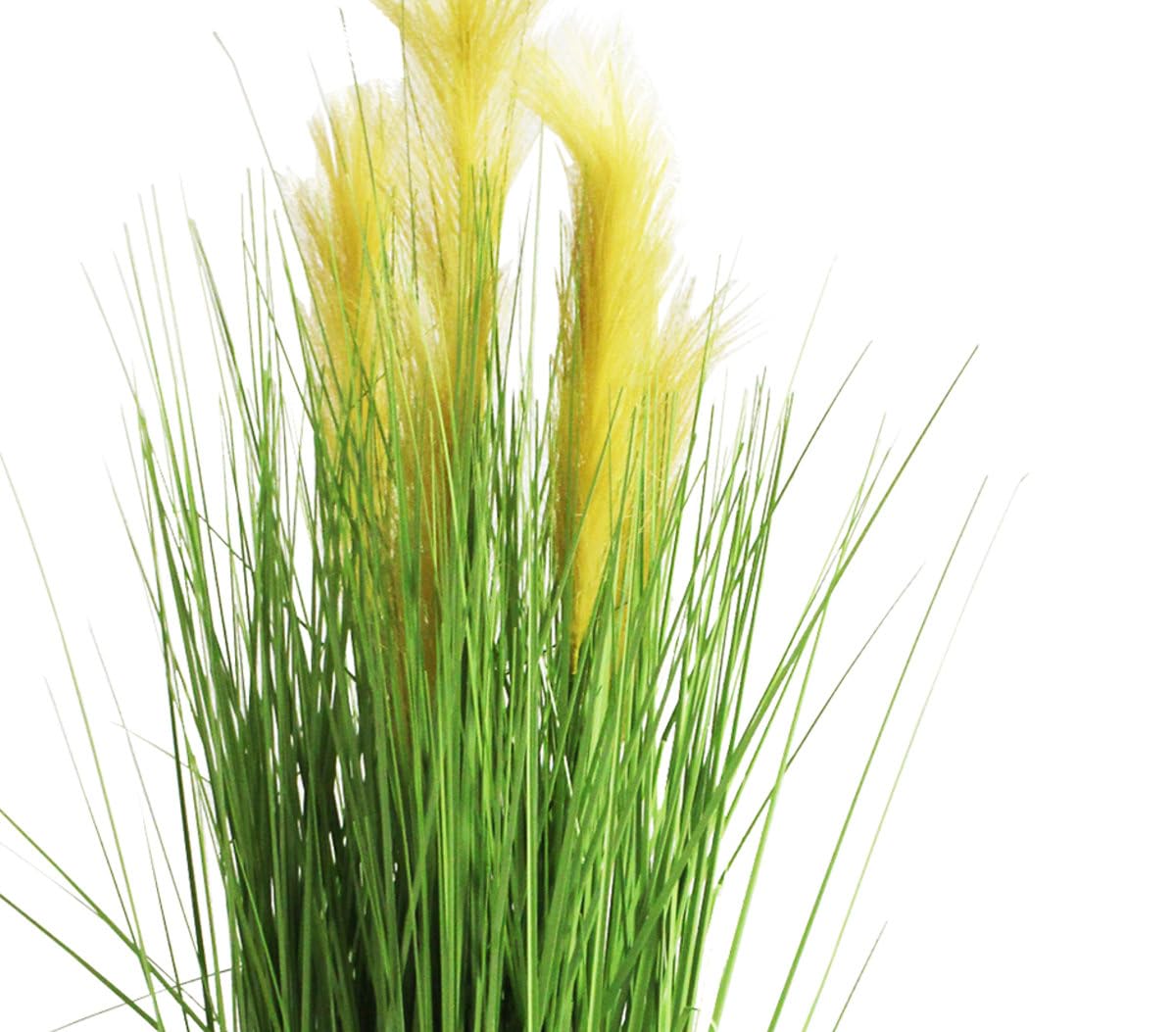 Briful Künstliches Pampasgras – Deko-Grasbusch Im Schwarzen Topf, Naturgetreu & Pflegeleicht