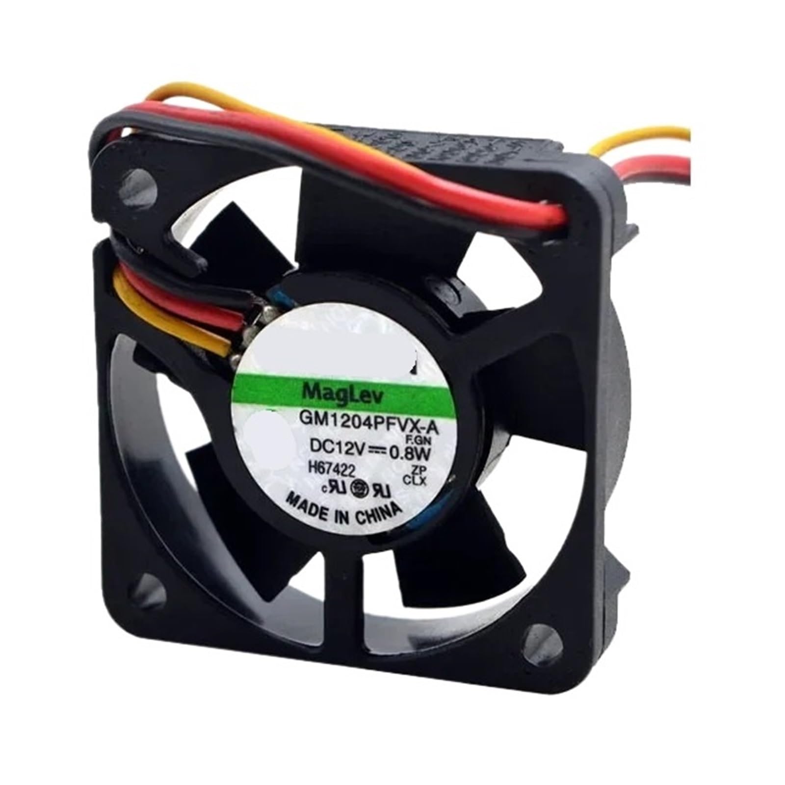 VDOQTLJT GM1204PFVX-A 40x40x10mm DC 12V 0.07A Dual Ball Bearing Industrial Cooling Fan