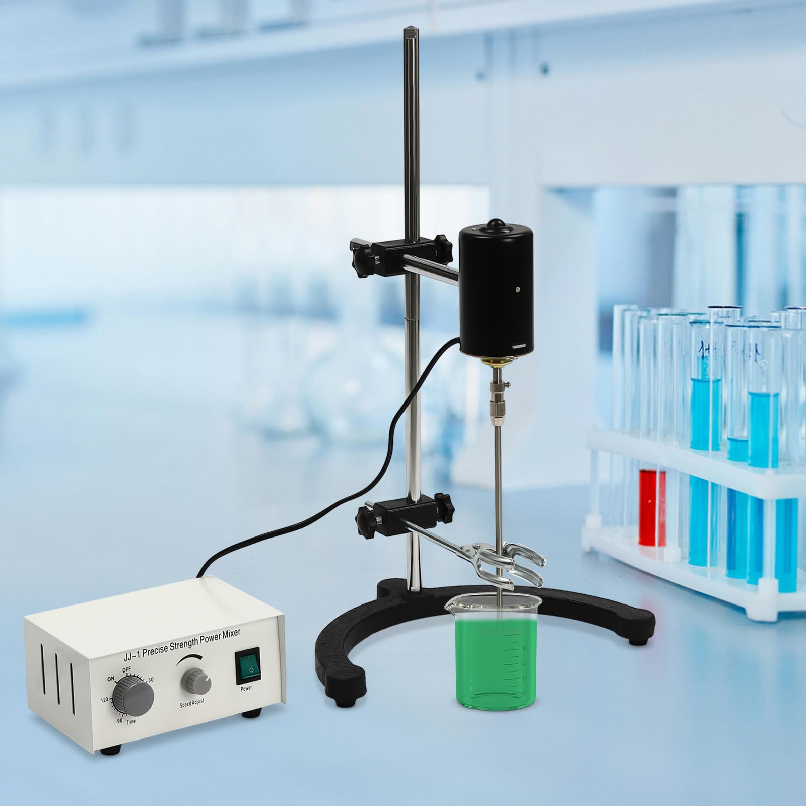 Elektrischer Laborrührer 100W - Professioneller Overhead-Mixer