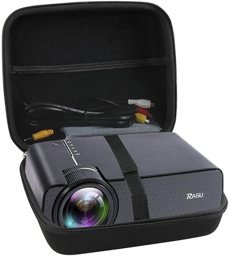 Hermitshell Estuche rígido de viaje para Ragu Z400 1600 Lumens Mini proyector portátil
