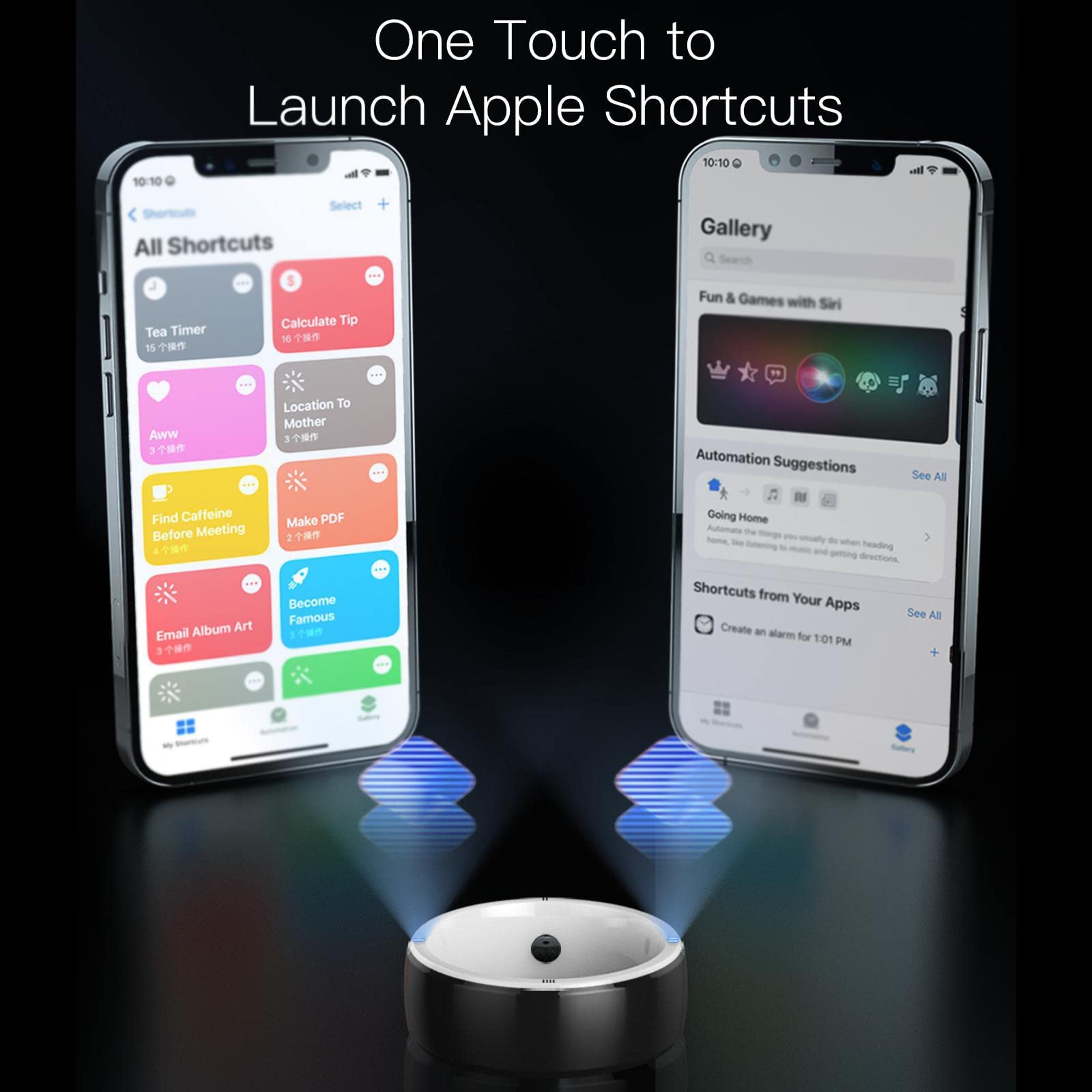 R5 Smart Ring, anello multifunzione con replicatore CDS RFID, 6 carte RFID integrate e 2 pietre sanitarie, controller IC/ID/lettore NFC, anelli intelligenti per telefono NFC, compatibile con iOS e And
