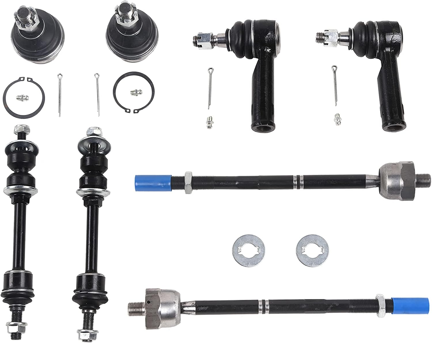 MOCA Complete 10pcs Front Suspension Kit fit 2005-2008 for Ford for F-150 & 2006-2008 for Lincoln Mark LT