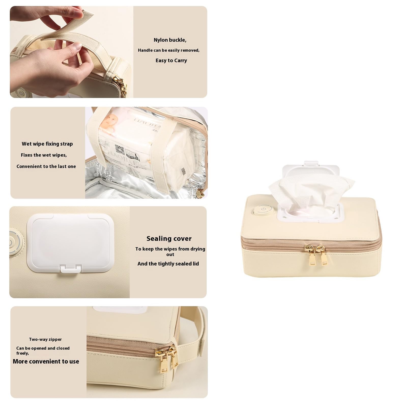 Scatola riscaldante per neonati foderata in alluminio con design con tecnologia di ritenzione termica facile da usare e delicata per pulire il bambino