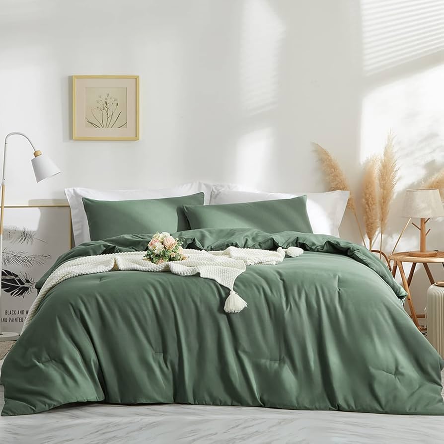 What Color Sheets Go With Sage Green Comforter