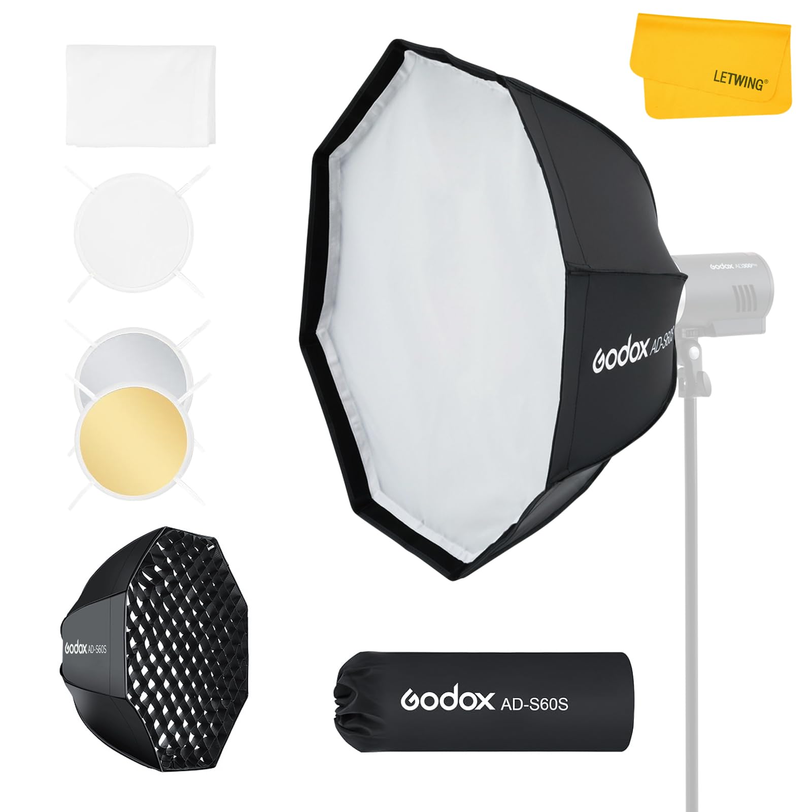 Amazon.com : Godox AD-S60S Softbox, Portable Godox Mount