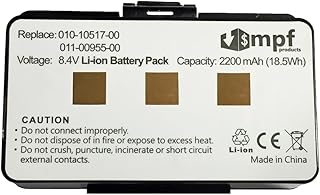 2200mAh 010-10517-00, 010-10517-01, 011-00955-00 Battery Replacement Compatible with Garmin GPSMAP 276, 276c, 296, 376, 376c, 378, 396, 478, 496 GPS Devices