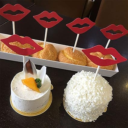 Bismarckbeer 10 Pcs Rouge A Levres Pour Cupcakes De Mariage Personnalise Fete D Anniversaire Gateau Dessert Decorations Amazon Fr Cuisine Et Maison Bismarckbeer 10 Pcs Rouge A Levres Pour Cupcakes De Mariage Personnalise Fete D Anniversaire Gateau Dessert Decorations Amazon Fr Cuisine Et Maison