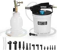 Vista 8 de FOUR UNCLES Kit de bomba de vacío de purga de frenos de 2 litros, extractor neumático de líquido de frenos con botella de recarga de 1 litro
