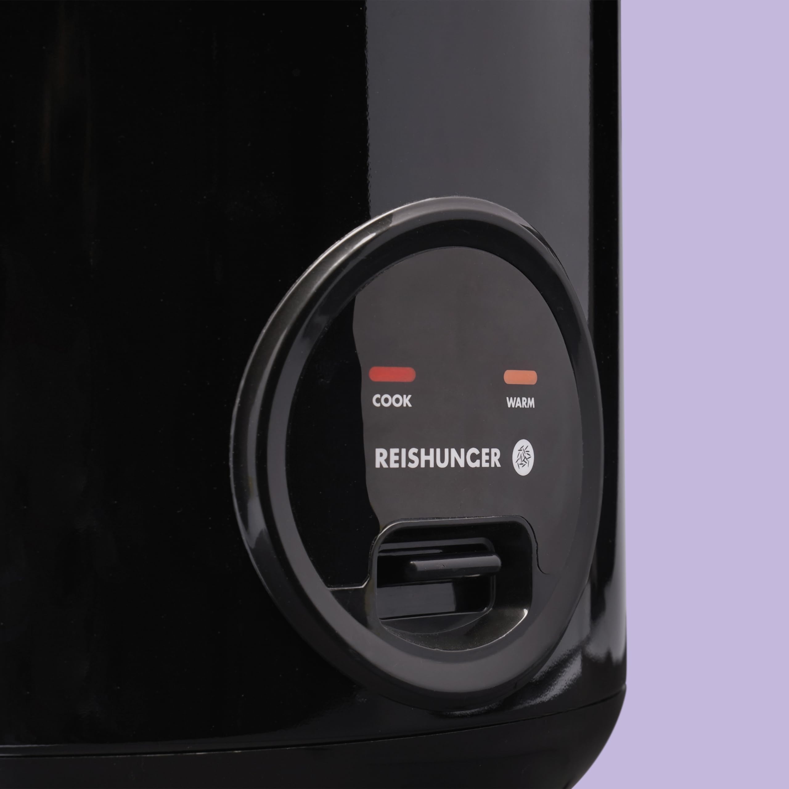 REISHUNGER Reiskocher Dampfgarer Keramikbeschichtung 1,2L Schwarz Warmhaltefunktion Dämpfeinsatz