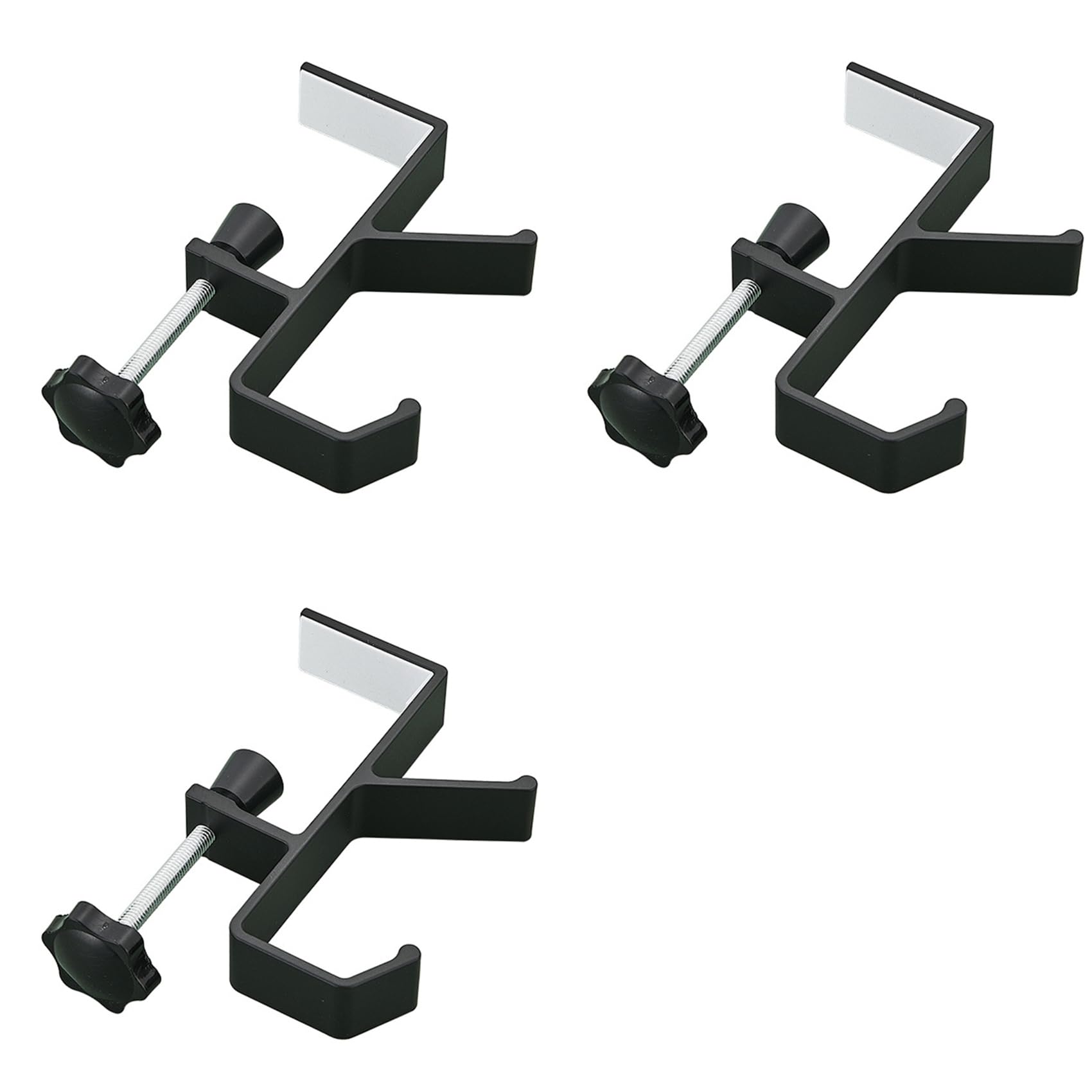 Hndhbfgrt 3X 2 in 1 Mantel Hanger for Garland and Stockings, Adjustable Heavy Duty Fireplace Hangers with Dual Hooks