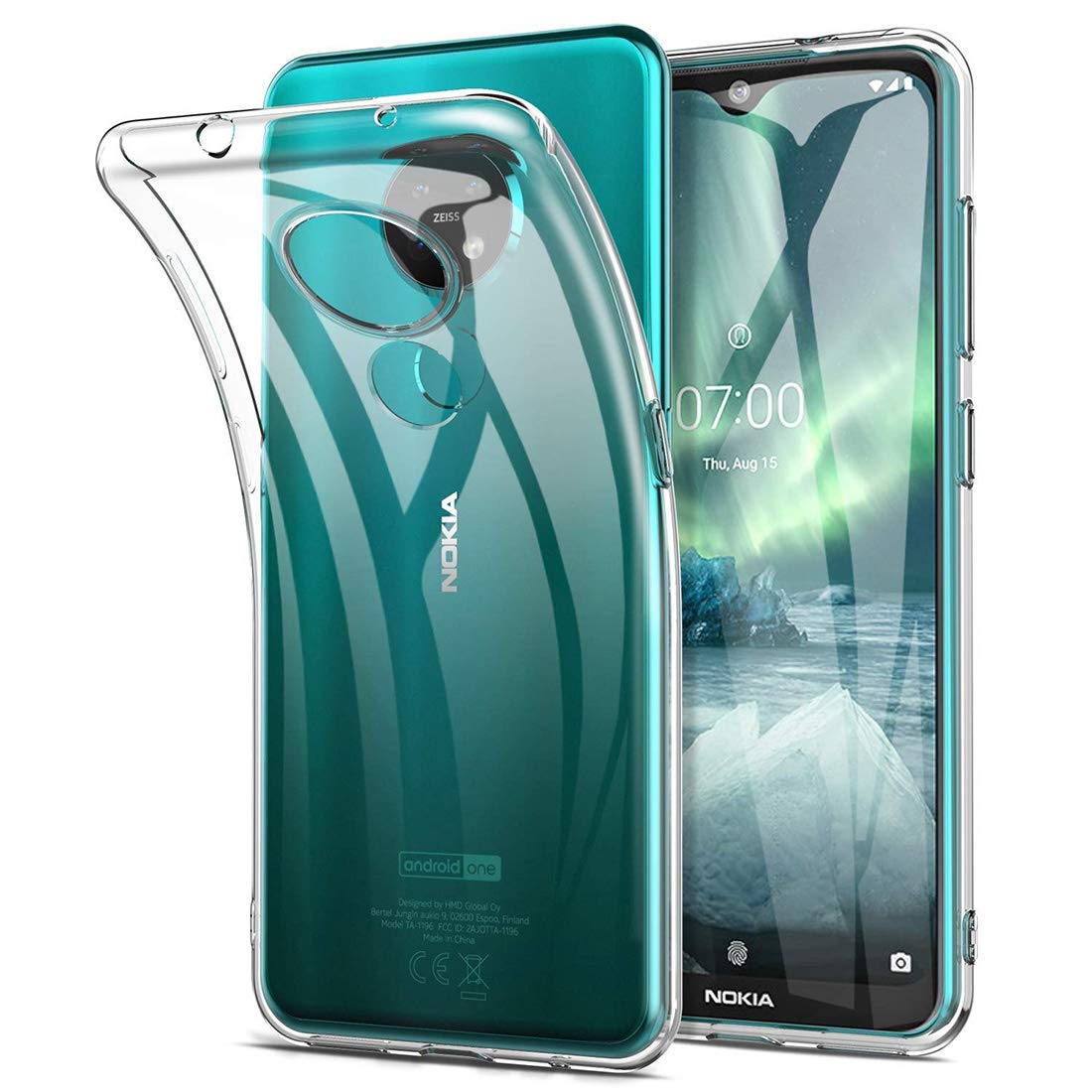 Amazon Brand - Solimo Mobile Cover for Nokia 7.2 (Soft & Flexible Back Case), Transparent (B083PD5FQQ) Amazon Price History, Amazon Price Tracker