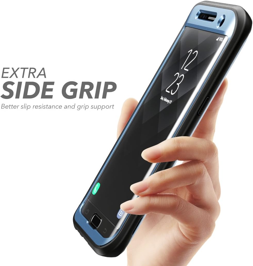 Clayco Galaxy S7 Edge Case, [Hera Series] Full-body Rugged Case with Built-in Screen Protector for Samsung Galaxy S7 Edge (2016 Release) (Blue)