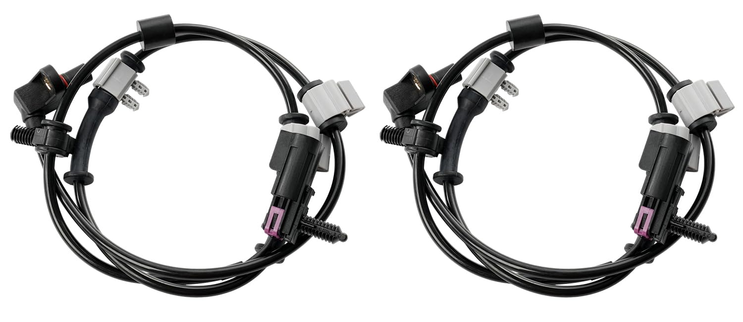 Photo 1 of 2PCS Front ABS Wheel Speed Sensor Left & Right Compatible with 2002-2009 Chevy Trailblazer SSR, GMC Envoy XL XUV, Buick Rainier Driver & Passenger Side ABS Sensor Replace ALS1337 970-282 15158254