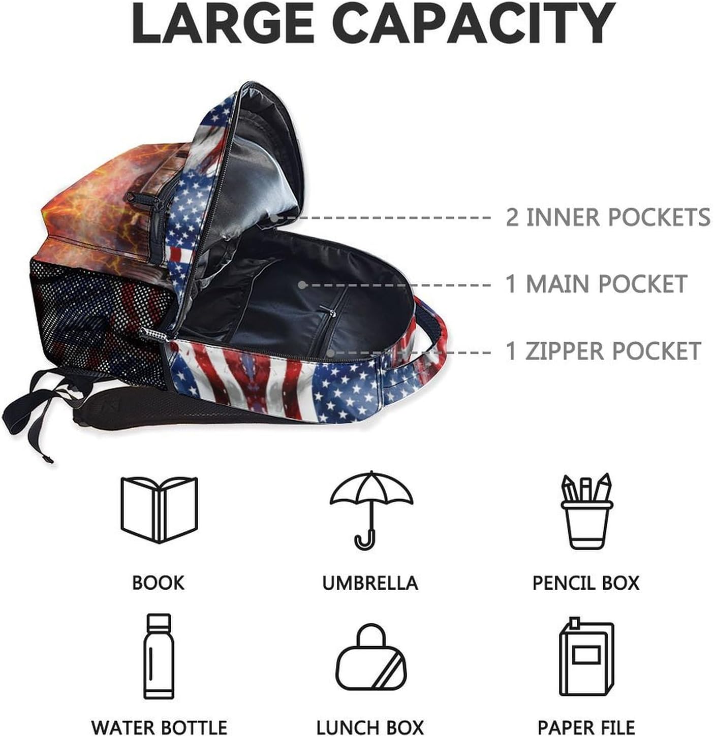Truck Backpack for Kids - 17 Inch Large Capacity Boys Backpacks for Kids - Fashion Bookbag for Kindergarten