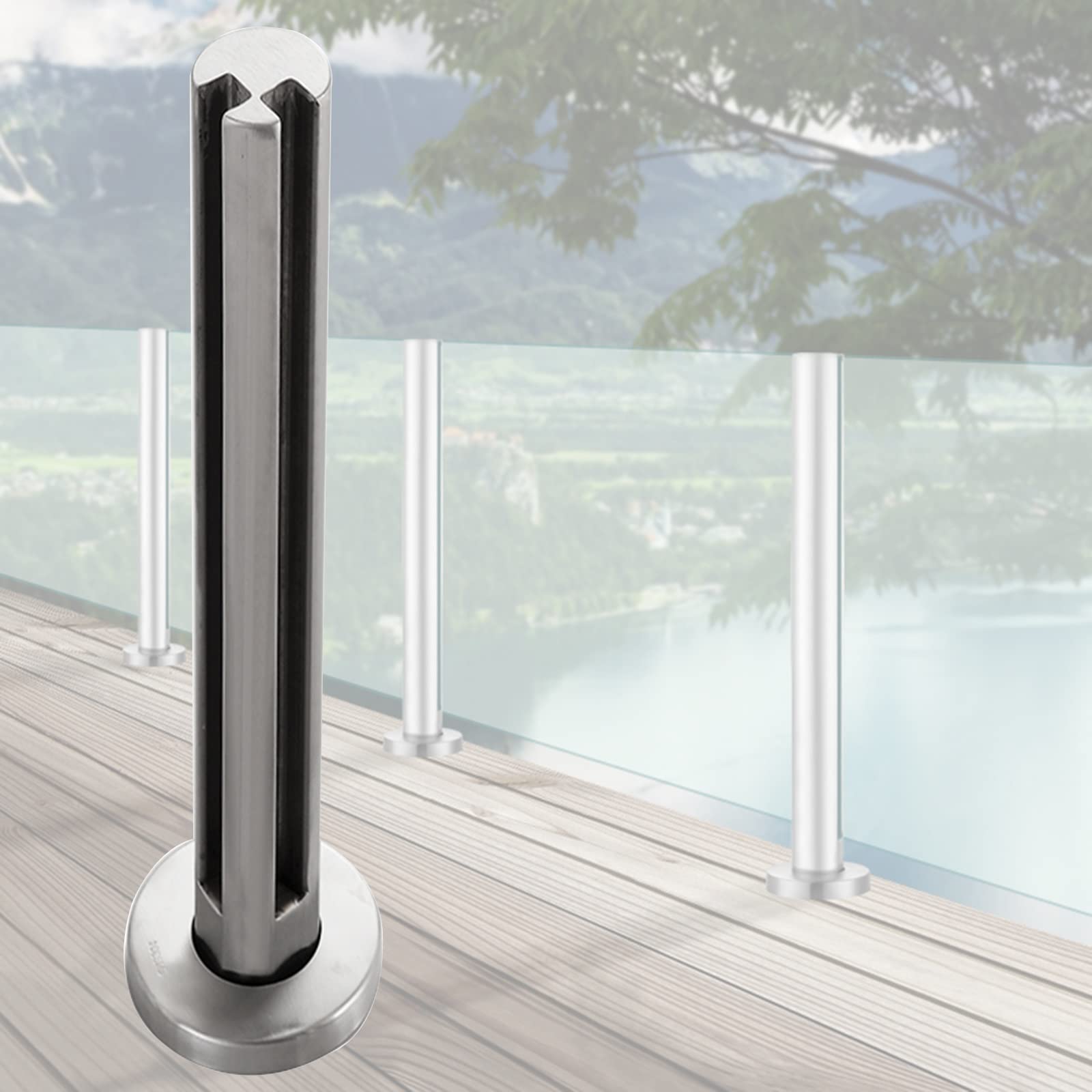 Pince en S de garde-corps pour clôtures de piscine en acier inoxydable Sk