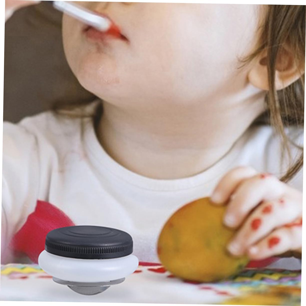 TOPPERFUN 2pcs Professional Oil Painting Palette Cups Stainless Steel Paint Cups Lids Reusable Paint Mixing Pots