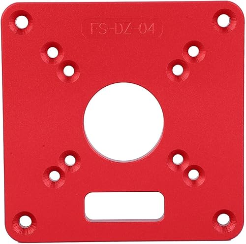 Miniatura 4 de Garosa Placa de inserción de mesa de enrutador Aleación de aluminio 6061 Oxidación anódica Grabado Router Placa de mesa DIY Trimmer Carpintería