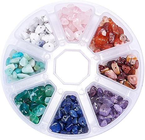 Amazon Pandahall Elite 8色 さざれ石 ミックス 浄化用 アメジスト 天然石 ビーズ パワーストーン 小粒 ジュエリー 幸運 ラッキー Diy用 工芸用品 Uvレジン 封入 クラフト素材 ハンドメイド ブレスレット 幅5 8mm 長さ5 8mm 穴1mm ビーズ ストーン 通販