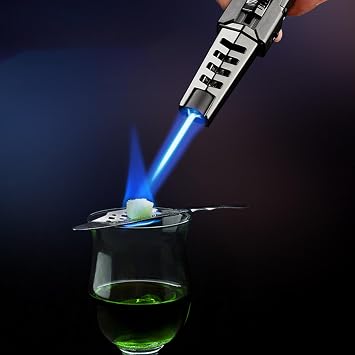 Powerful Adjustable Flame Dual-Arc Torch Lighter, Waterproof and Windproof (A)