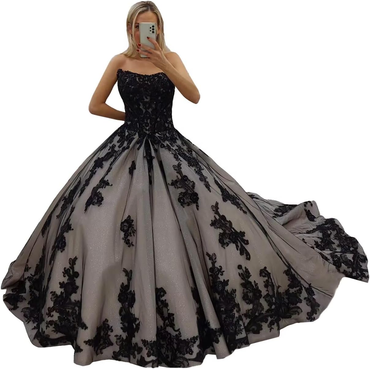 princess polly baby blue dress Black Wedding Dresses San Diego & Orange County | Couture Bridal Gowns main image 0