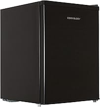 Cookology MFR67BK Small Table Top Mini Fridge in Black - 67 Litre Capacity - Reversible Door - Adjustable Temperature Control & Legs - Chiller Box