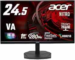 acer 144Hz 24.5型 ゲーミングモニター Amazon.co.jp: 日本エイサー Acer ゲーミングモニター Nitro