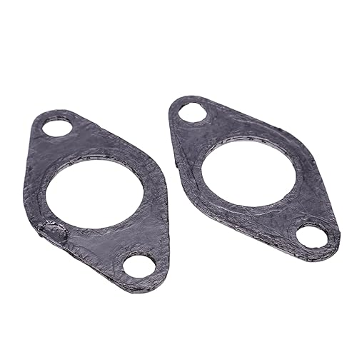 2 juntas de silenciador M92365 para John Deere LT133 LT150 LT155 LT160 L110 L110 LTR144 LTR166 LX173 LX255 LX266 GS25 GS30 GS45 GS75 7G18 Tractores