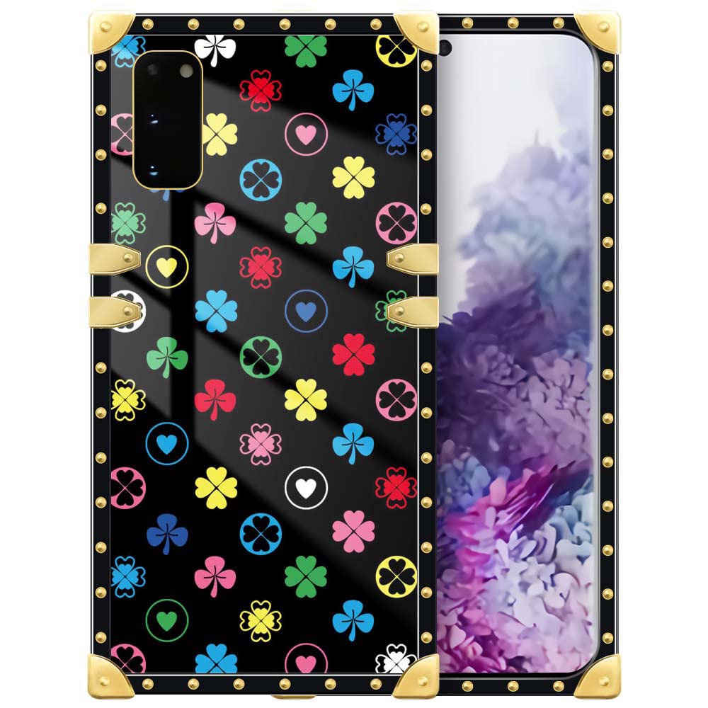 Yuning419 Compatible with Samsung Galaxy S20 Case,Luxury Soft TPU & Hard PC Back for Girls Women,Shockproof Protective Phone Cover for Galaxy S20,Love