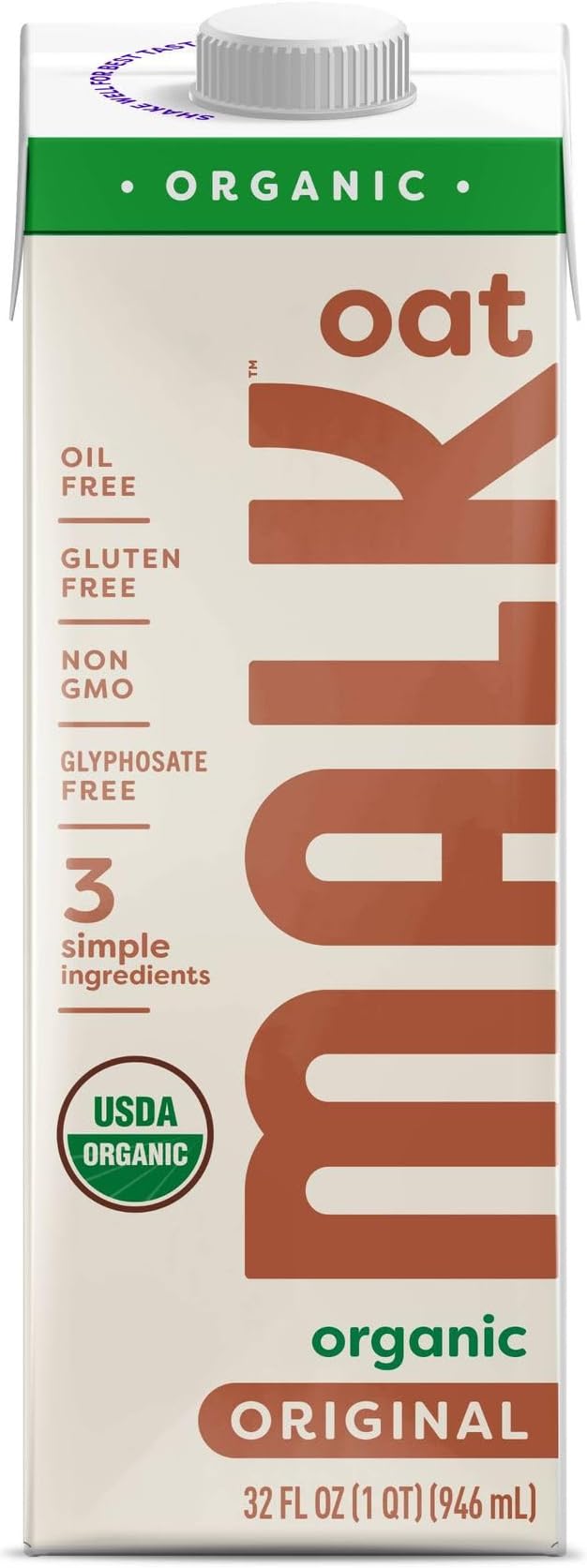 Organic Unsweetened Original Oat Milk, 32 FZ