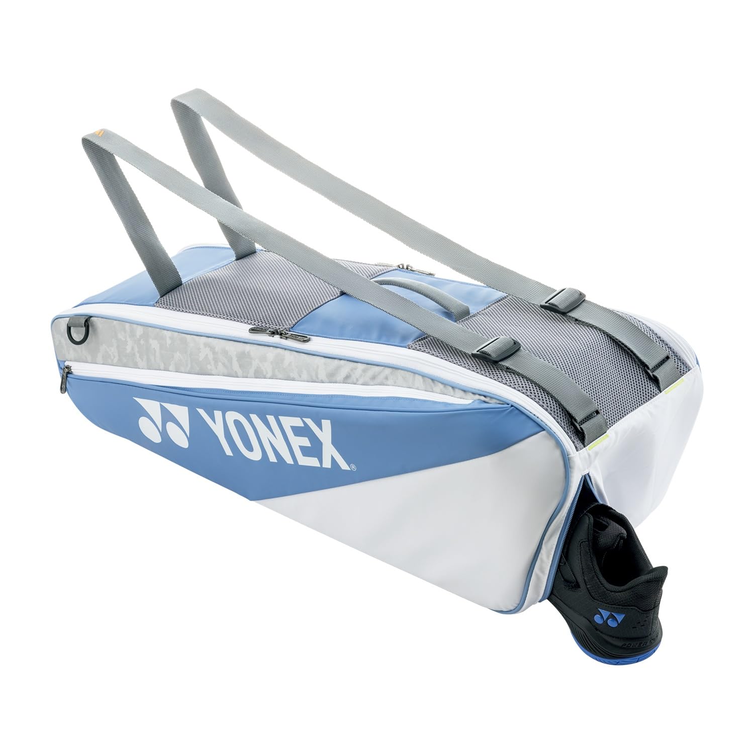 YONEX Club Racket Bag (6 szt.) 52526 – torba do badmintona i tenisowa | z kieszenią na rakietę, główną, na buty i boczną | dostępna w wielu kolorach