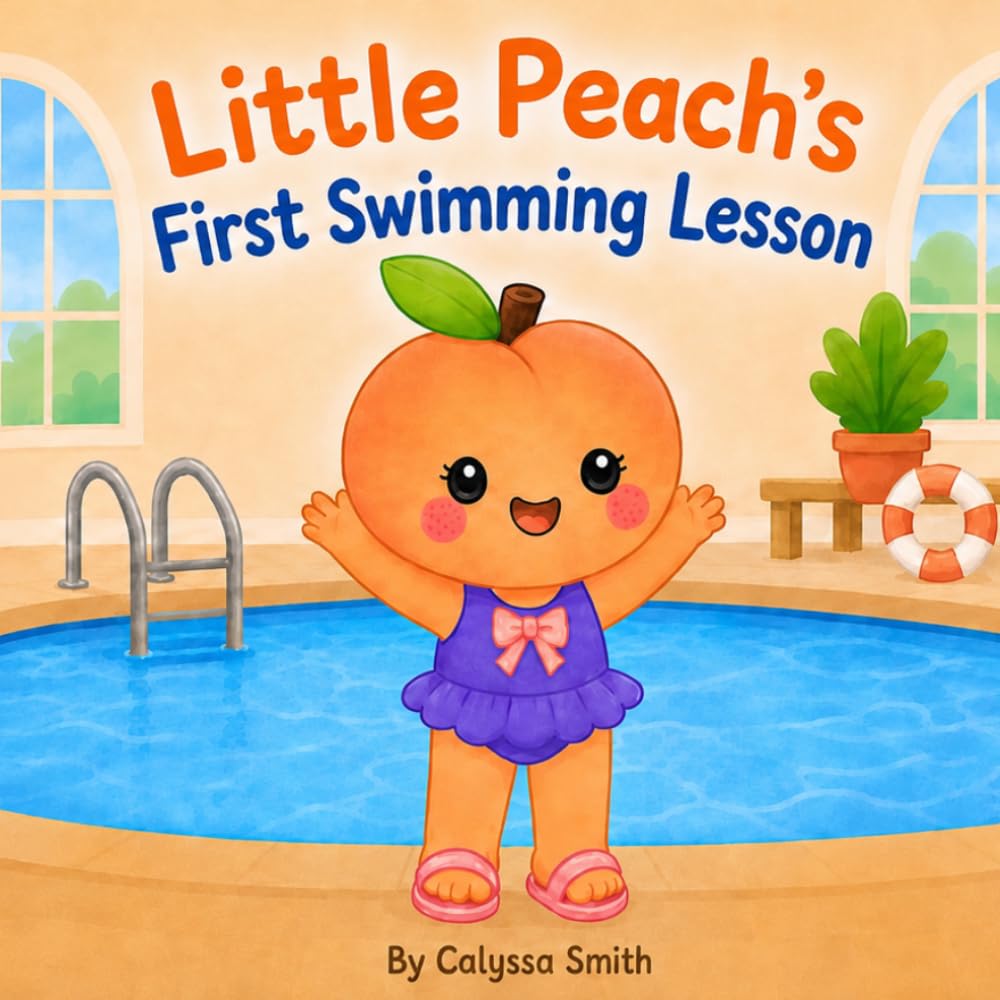 Little Peach's First Swimming Lesson